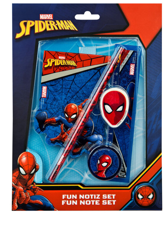 Conjunto Papelaria 5 Peças – Spiderman