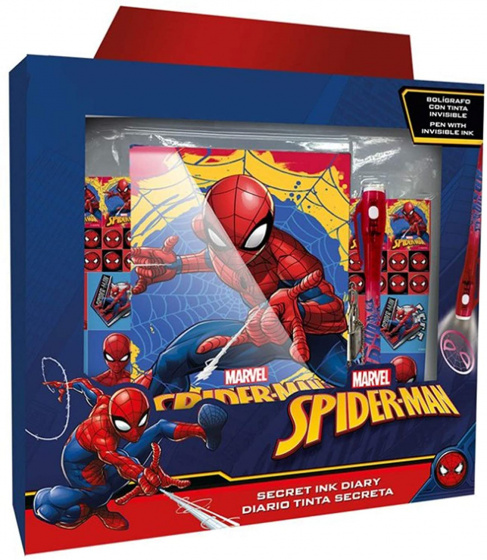 Diário + Esferográfica – Spiderman