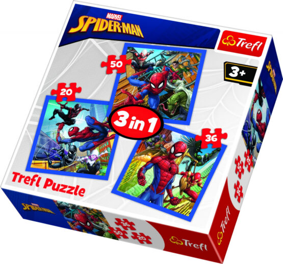 Puzzle 3 em 1 – Homem-Aranha