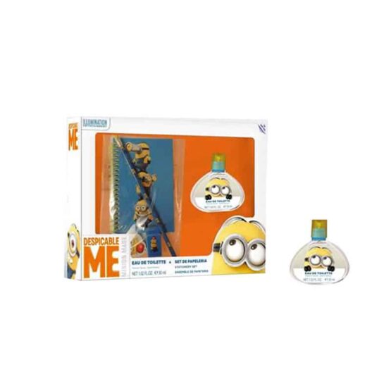 Conjunto de Papelaria com Perfume – Minions