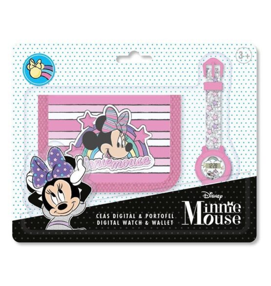 Set Relógio e Carteira – Minnie