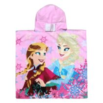 poncho-toalha-frozen-sisters