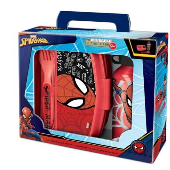 Set de Refeição para Lancheira – Homem-Aranha