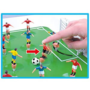 Jogo de Futebol de Mesa jogadores com molas - Paulus Store