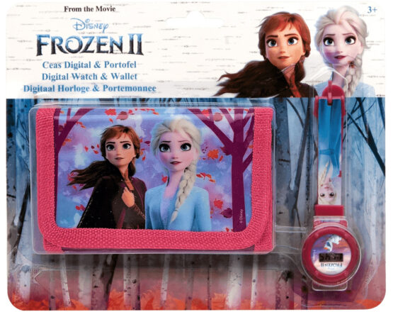 Set Carteira + Relógio – Frozen