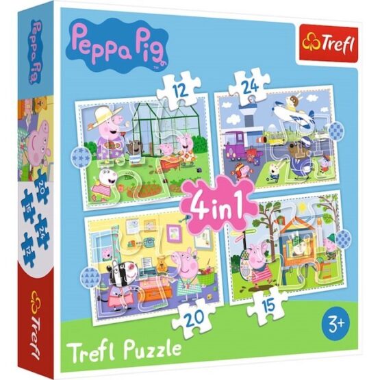 Puzzle 4em1 – Peppa Pig