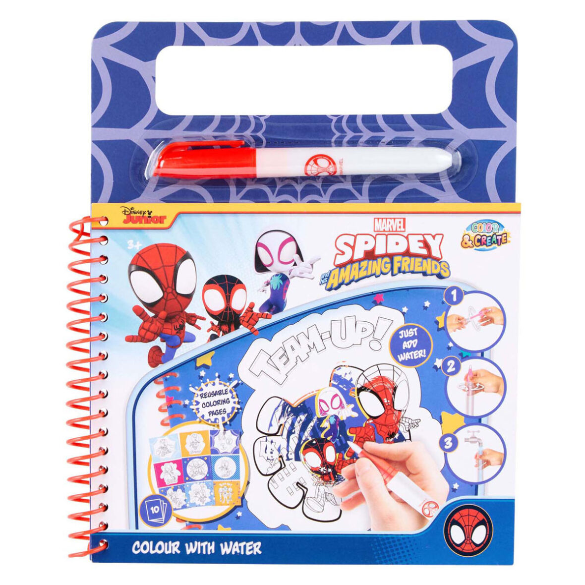Livro Colorir Água – Spidey