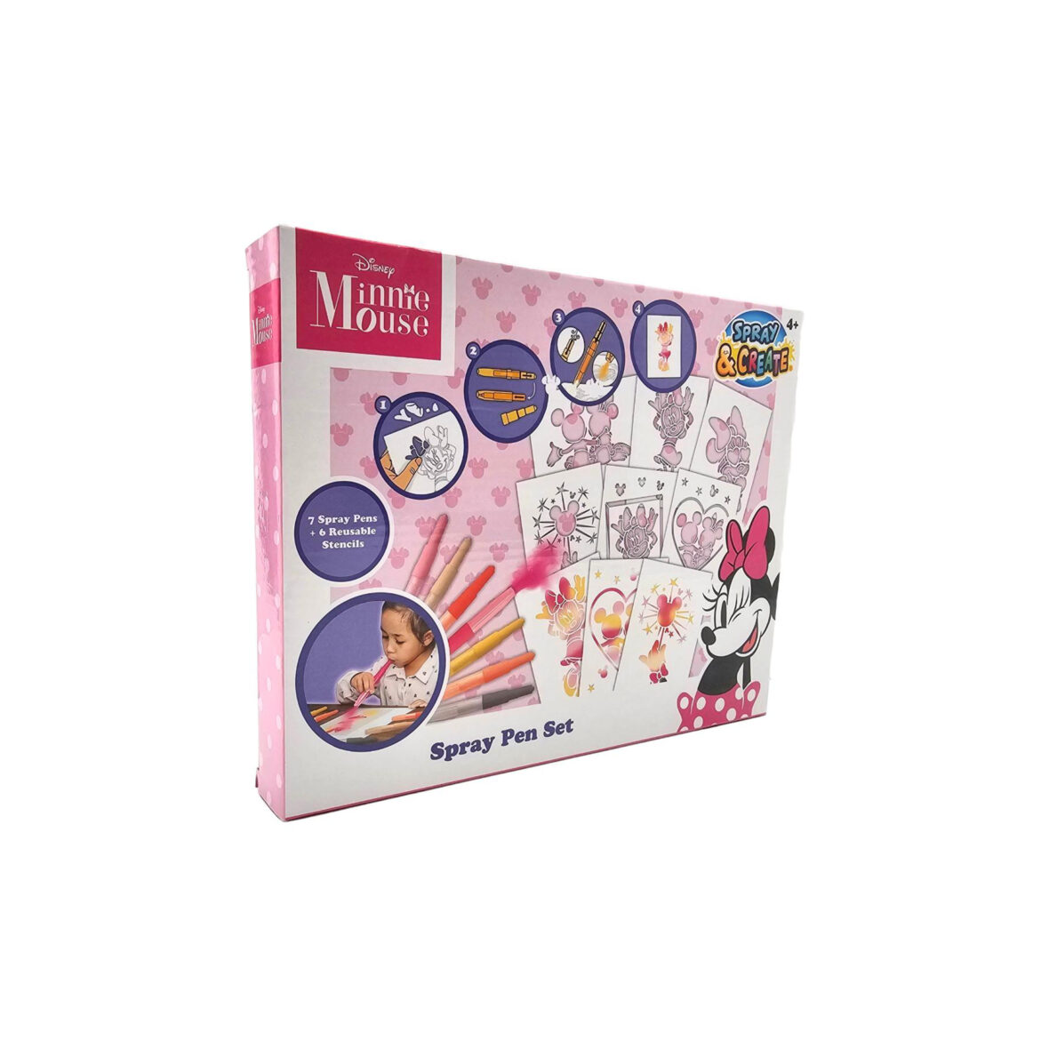 Caixa Mini de Desenho Spray – Minnie