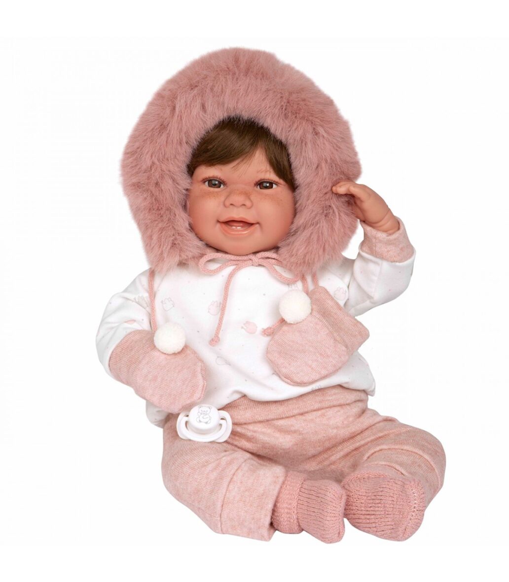 muneco-elegance-45-cm-zoe-rosa-con-manoplas-65378-munecas-arias