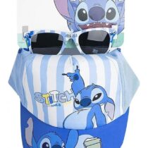 Occhiali-da-sole-e-cappello-con-visiera-Stitch-Berretto-bambini-regolabile