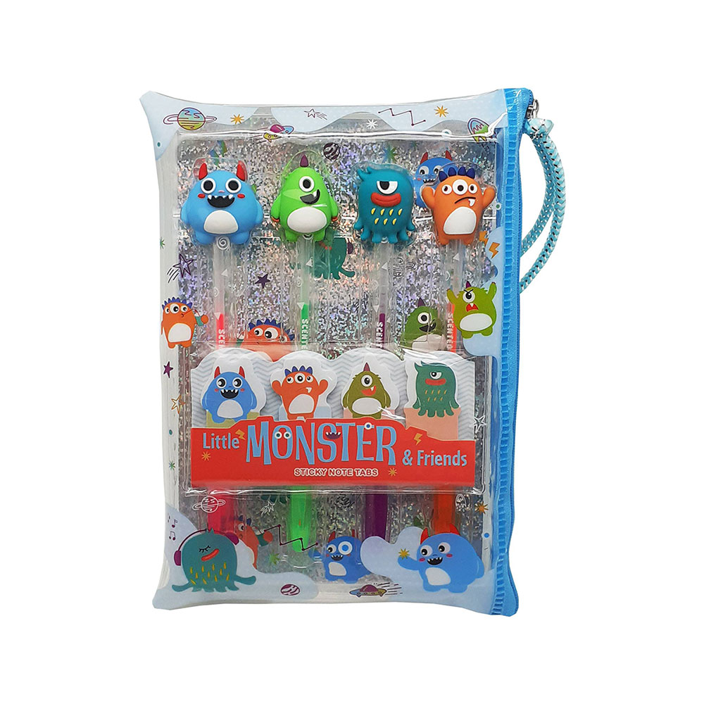 Set Canetas Gel Perfumadas Monstrinhos – Hot Focus