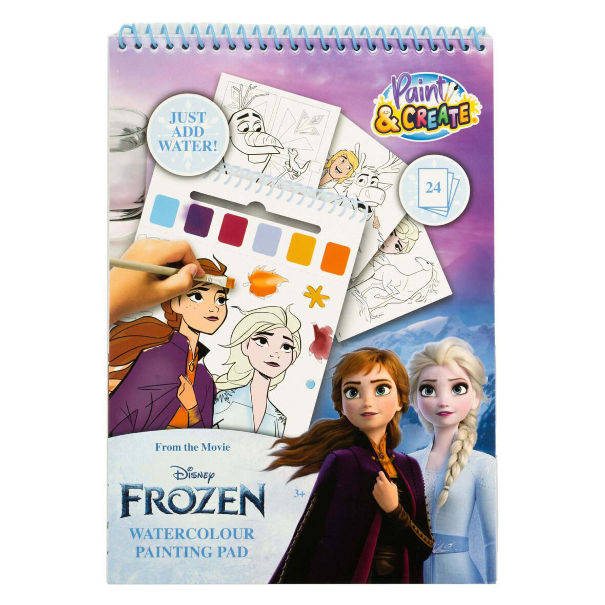 Livro Desenho Aguarela – Frozen