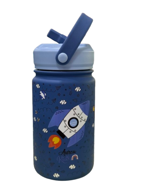 Garrafa Térmica Blue Rocket – Aurea Bottles